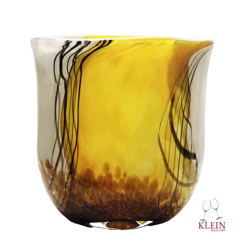 Vase Jaune et blanc collection Summer breeze 