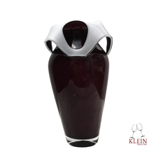 Load image into Gallery viewer, Nouveauté : Collection &quot;Le Rouge et Le Noir&quot; Vase Amphore Noir.
