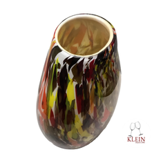 Charger l&#39;image dans la galerie, Nouveauté : Collection &quot;Summer Breeze&quot; Vase Arlequin Multicolor vue du dessus
