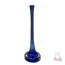 Load image into Gallery viewer, Vase soliflore bleu pied rond