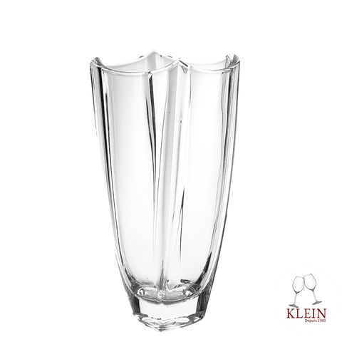 Vase tourbillon taille cote plate Klein 54120 baccarat france