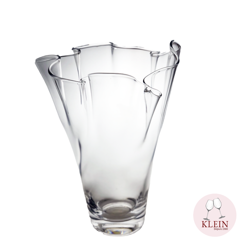 Vase Wave en Cristal Maison Klein 54120 Baccarat France
