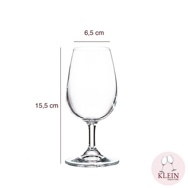 Verre à vin INAO dimmensions