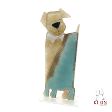 Charger l&#39;image dans la galerie, Sculpture Collection Flare &quot;Petit Chien&quot; bleu

