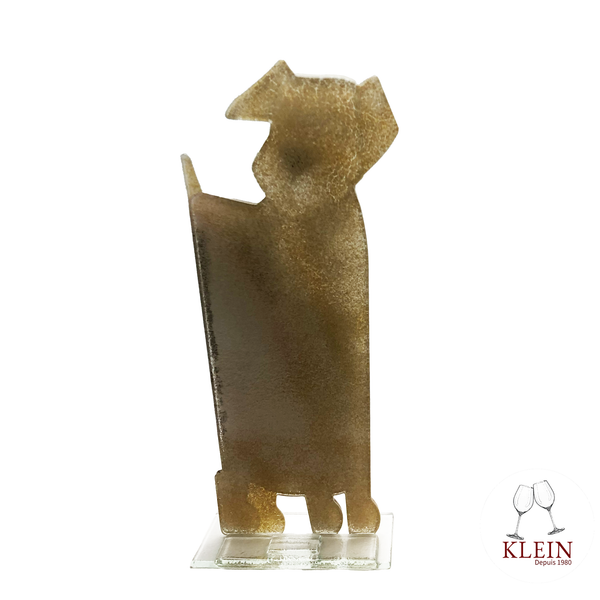 Sculpture Collection Flare "Petit Chien" 2 Couleurs vue de dos