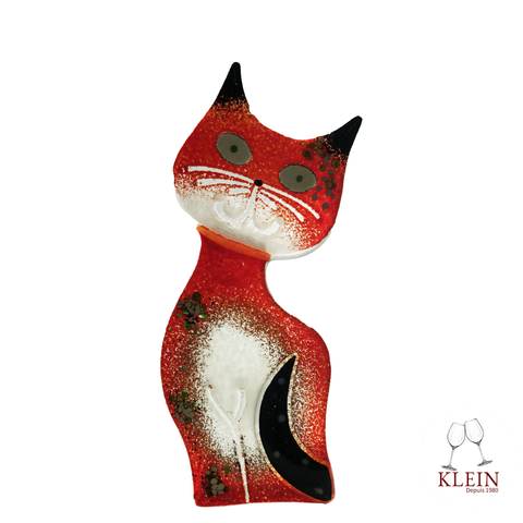 Sculpture Collection Flare "Chat rouge Felix" Bougeoir