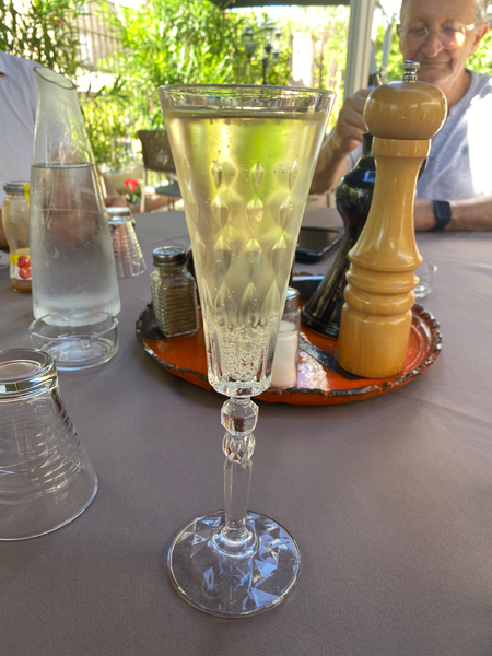Service Mimosa : 6 Flûtes à Champagne en Cristal (19 cl) Maison Klein 54120 Baccarat France