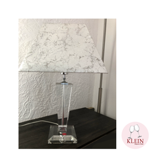 Load image into Gallery viewer, Flat side cut crystal lamp
