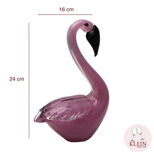 Charger l&#39;image dans la galerie, Sculpture Collection Animals &quot;Sacha le Flamant Rose&quot; Cristal Maison KLEIN
