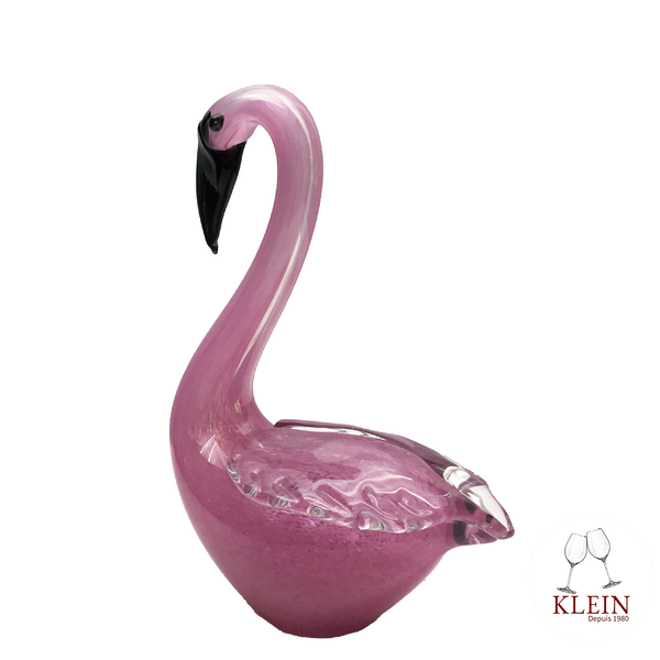 Sculpture Collection Animals "Sacha le Flamant Rose" Cristal Maison KLEIN