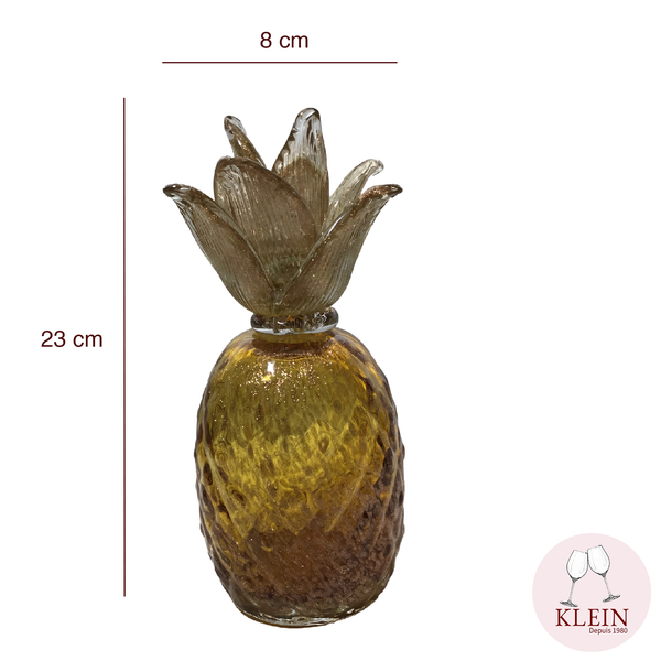 Nouveauté : Sculpture Ananas Cristal dimensions