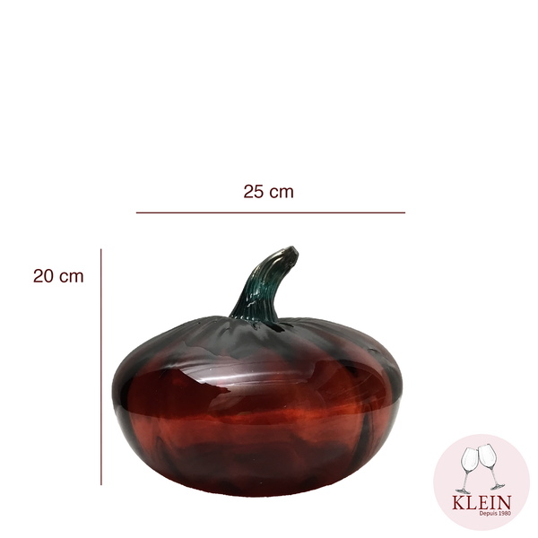 Nouveauté : Sculpture "Kurbis" Cristal dimensions