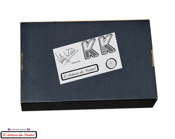 Service Roemer diamant 6 coupes à champagne en cristal 6 couleurs assorties emballage