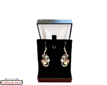 Charger l&#39;image dans la galerie, Coffret Luxe Boucles d&#39;Oreille Femme &quot;Bijoux Créateur&quot; Acier Inoxydable et Cristal Maison Klein : Serpenti

