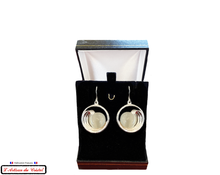 Load image into Gallery viewer, Maison Klein Stainless Steel &amp; Crystal Luxury Women&#39;s Earrings Set : Super Quadra Red