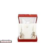 Charger l&#39;image dans la galerie, Coffret Luxe Boucles d&#39;Oreille Femme &quot;Bijoux Créateur&quot; Acier Inoxydable et Cristal Maison Klein : Serpenti
