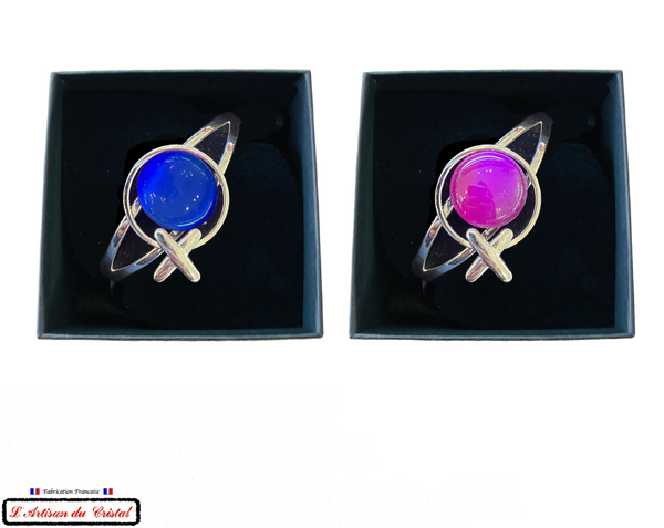 Luxury Women's Bracelet Set "Klein Créateur" Stainless Steel &amp; Crystal : Star Rose