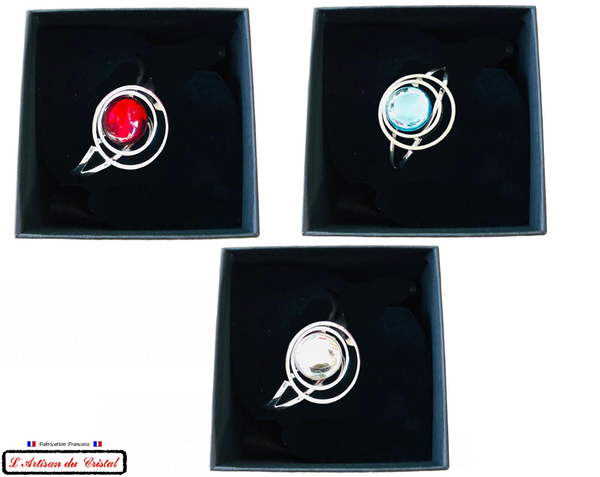 Luxury Women's Bracelet Set "Klein Créateur" Stainless Steel &amp; Crystal : Star Rose