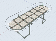 Charger l&#39;image dans la galerie, Table Manhattan: 10 Modules.

