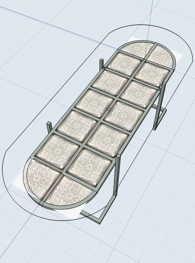 Table Manhattan: 10 Modules.