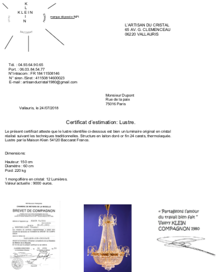 Estimation Lustre