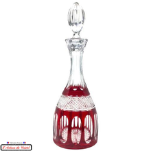 Load image into Gallery viewer, Service Roemer : Saint Petersburg Ruby Crystal Decanter Lined Maison Klein 54120 Baccarat France
