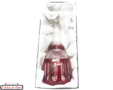 Load image into Gallery viewer, Service Roemer : Saint Petersburg Ruby Crystal Decanter Lined Maison Klein 54120 Baccarat France

