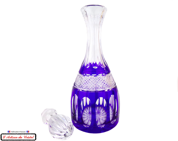 Roemer Service: Saint Petersburg Cobalt Blue Crystal Decanter Maison Klein 54120 Baccarat France
