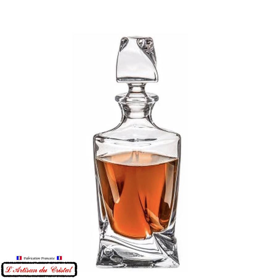 Service Tourbillon : Carafe à Whisky en Cristal Maison Klein 54120 Bac –  Artisan du Cristal