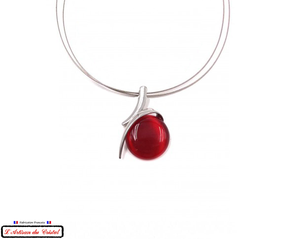 Klein Designer Stainless Steel and Crystal Necklace for Women : Capture