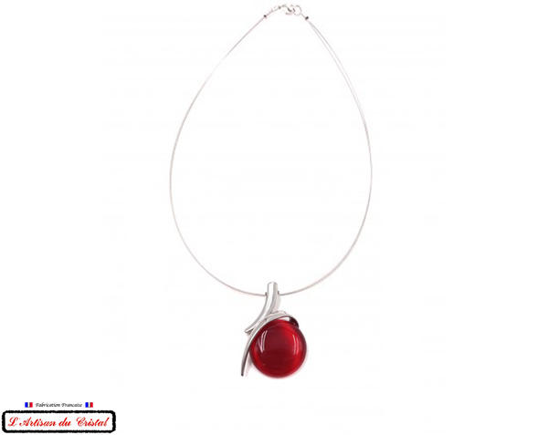 Klein Designer Stainless Steel and Crystal Necklace for Women : Capture