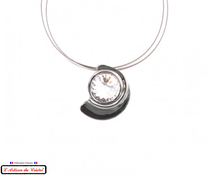 Load image into Gallery viewer, Maison Klein Stainless Steel and Crystal Necklace for Women : Countdown
