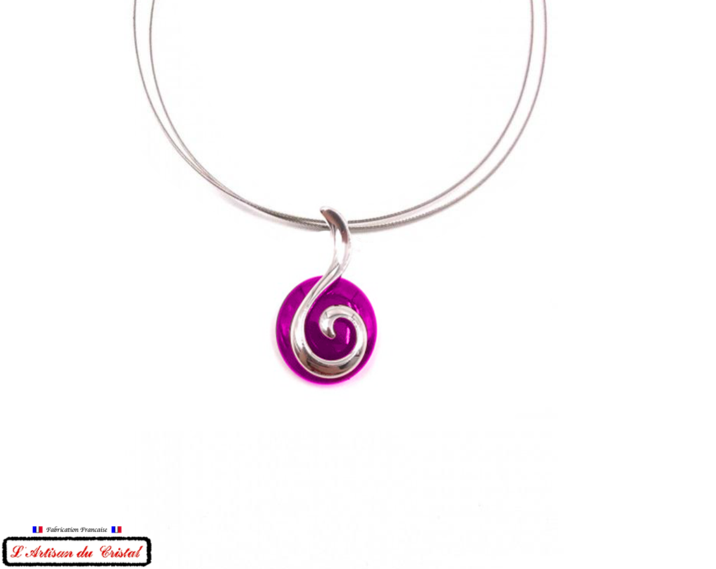 Coffret Luxe Collier Femme "Klein Créateur" Acier Inoxydable et Cristal Maison Klein : Note de Musique