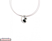 Charger l&#39;image dans la galerie, Coffret Luxe Collier Femme &quot;Bijoux Créateur&quot; Acier Inoxydable et Cristal Maison Klein : Paw
