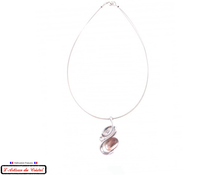 Charger l&#39;image dans la galerie, Coffret Luxe Collier Femme &quot;Bijoux Créateur&quot; Acier Inoxydable et Cristal Maison Klein : Serpenti
