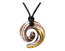 Load image into Gallery viewer, Summer Vibes&quot; Luxury Gift Set Golden Amber Crystal Spiral Pendant Maison Klein
