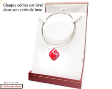 Load image into Gallery viewer, Luxury Women&#39;s Necklace Box &quot;Designer Jewelry&quot; Stainless Steel and Crystal Maison Klein: Super Quadra
