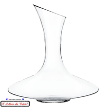 Charger l&#39;image dans la galerie, Service Tradition : Carafe Bateau Décanter à Vin en Cristal Maison Klein 54120 Baccarat France
