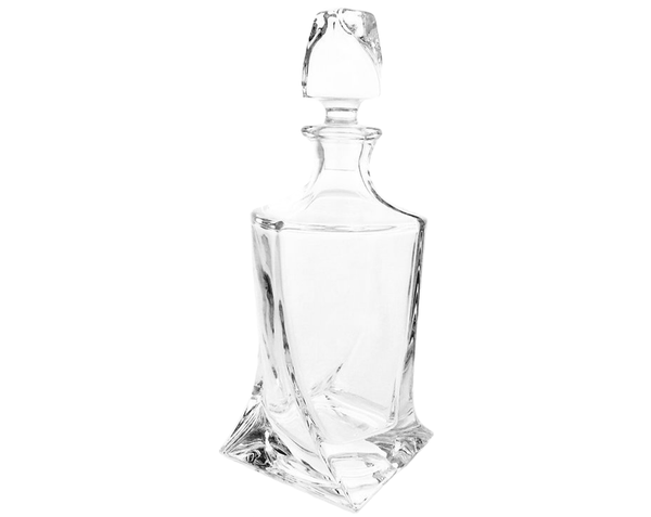 Service Tourbillon : Carafe à Whisky en Cristal Maison Klein 54120 Baccarat France