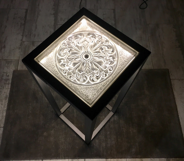Manhattan column: Crystal and steel.
