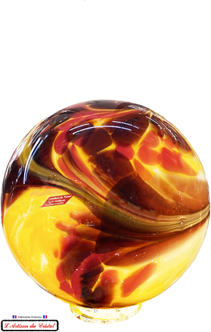 Giant Polychrome Lamp Crystal Klein Fire New Design