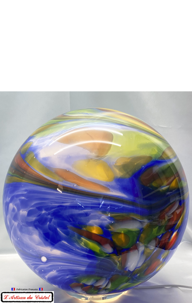 Polychrome Lamp Crystal Klein Marble Pink New Design