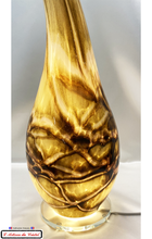 Load image into Gallery viewer, Lampe Flamme en Cristal New Design&quot;Marble Brown&quot; Maison Klein 54120 Baccarat France
