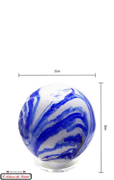Dimensions boule lampe polychrome nassau Diamètre 25 cm environ