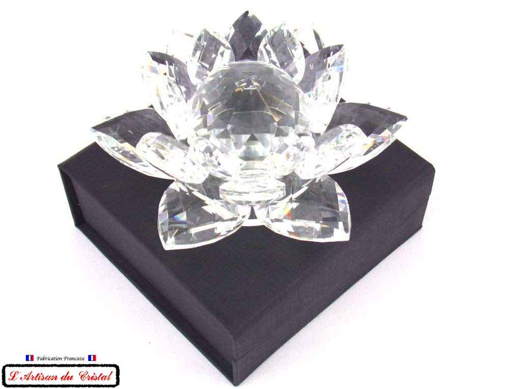 ﻿Fleur de Lotus cristal Maison KLEIN Feng Shui
