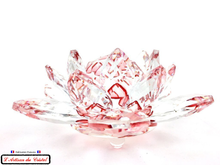 Load image into Gallery viewer, Fleur de Lotus Rubis cristal Maison KLEIN
