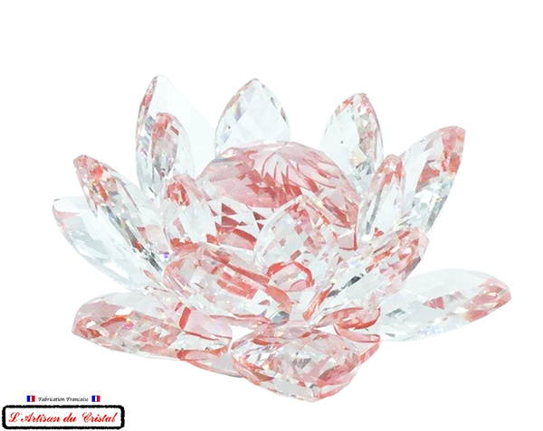 Fleur de Lotus Rubis cristal Maison KLEIN détails couleurs