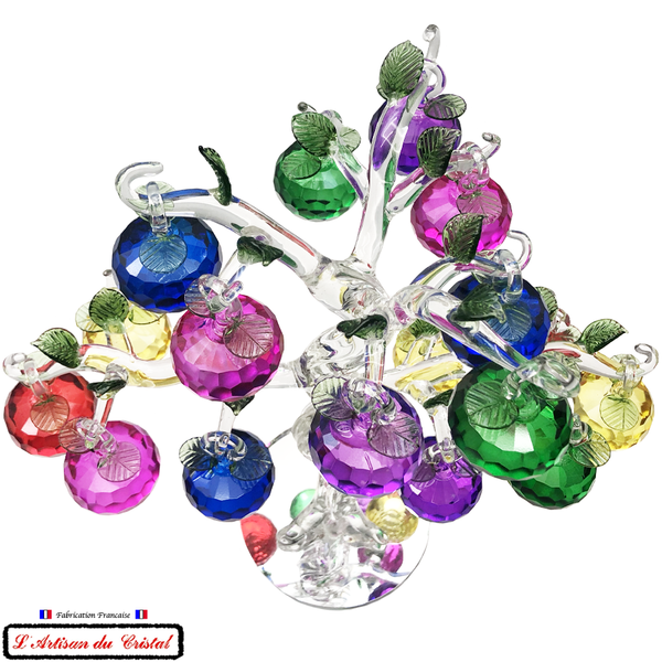 Pommier "Arbre de Vie" Grand Modèle en Cristal Maison Klein 54120 Baccarat France