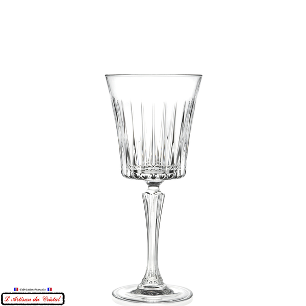 Concorde Service: 6 Crystal Wine/Water Glasses (22 cl) Maison Klein 54120 Baccarat France