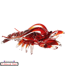 Load image into Gallery viewer, Sculpture Géante Collection Animals &quot;Bernard le Homard&quot; en Cristal Klein 54120 Baccarat France
